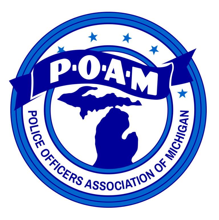 The Police Officers Association of Michigan (POAM) Logo