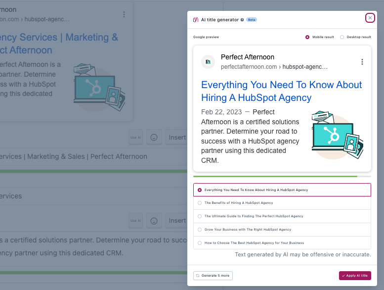 SEO AI for Title & Meta & Social
