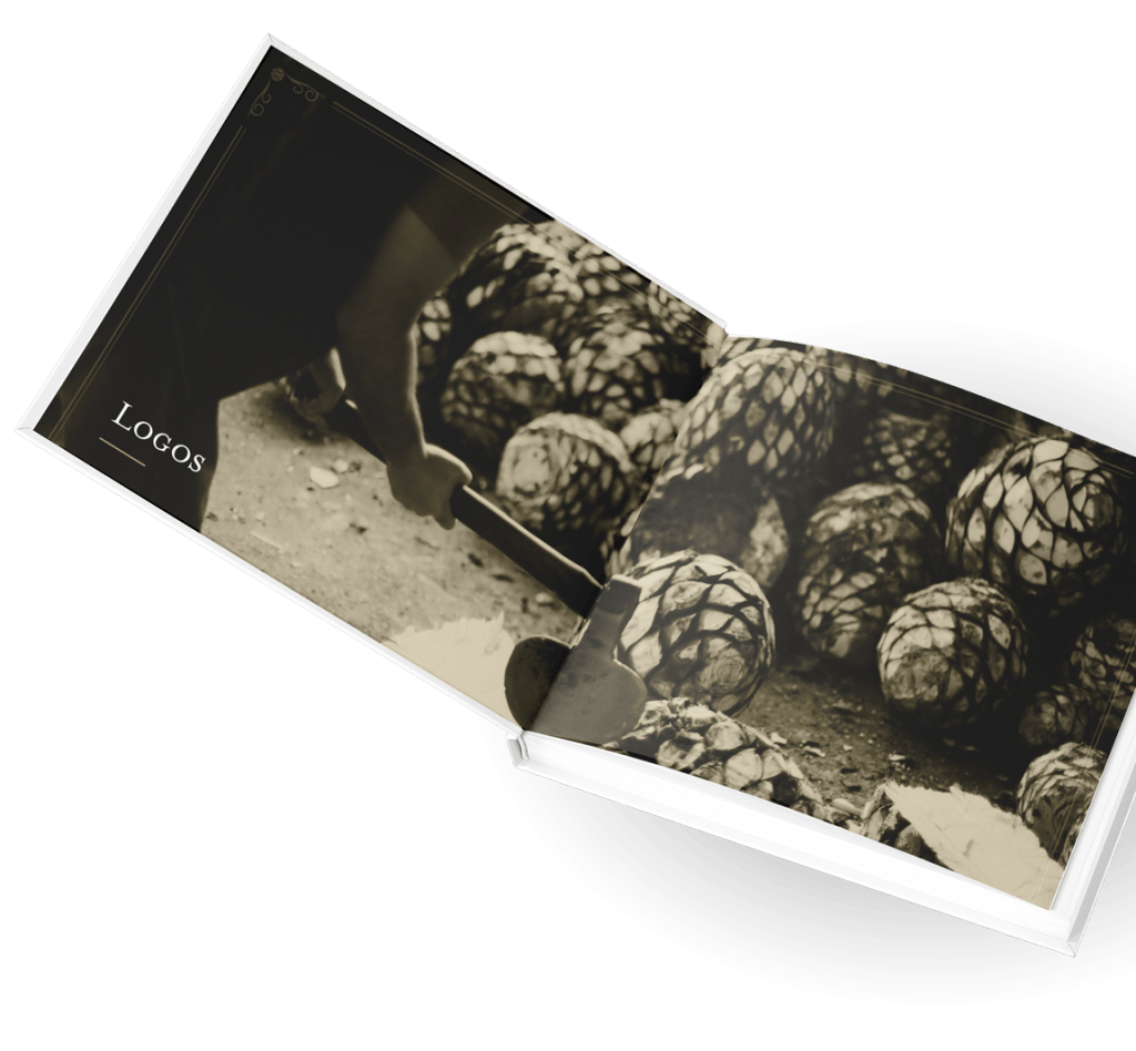 Tequila Cabresto mockup, featuring the logo opening section. Created by Perfect Afternoon.